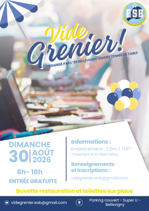 Vide Grenier du 30 août 2026